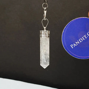Crystal Cap Pencil Pendant