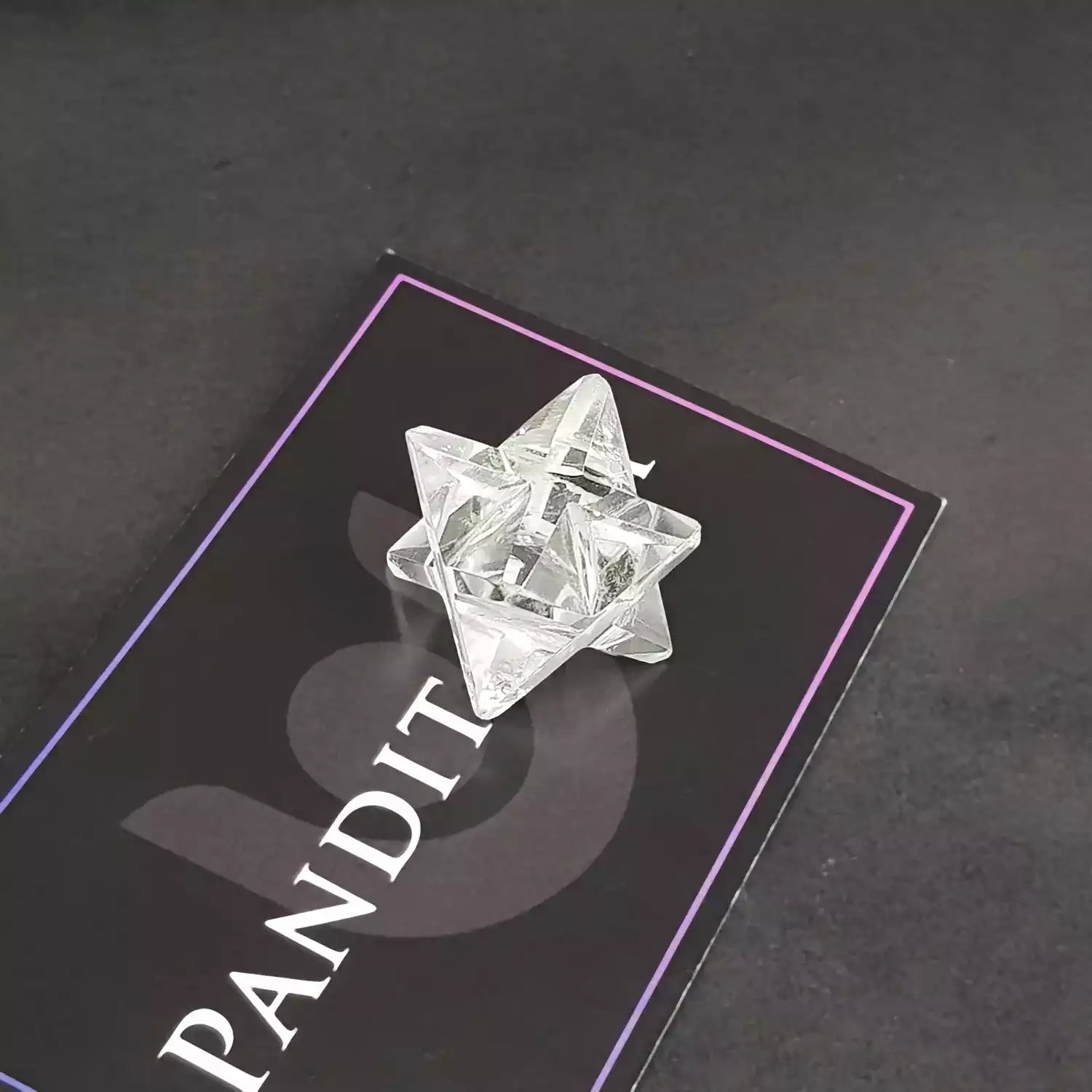 Crystal Quartz Merkaba Star