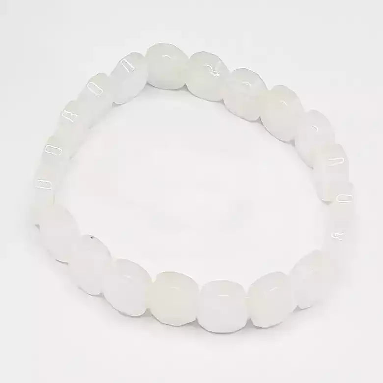 Crystal Quartz Oval Faceted Bracelet