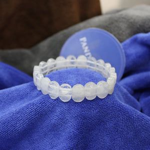 Crystal Quartz Oval Faceted Bracelet