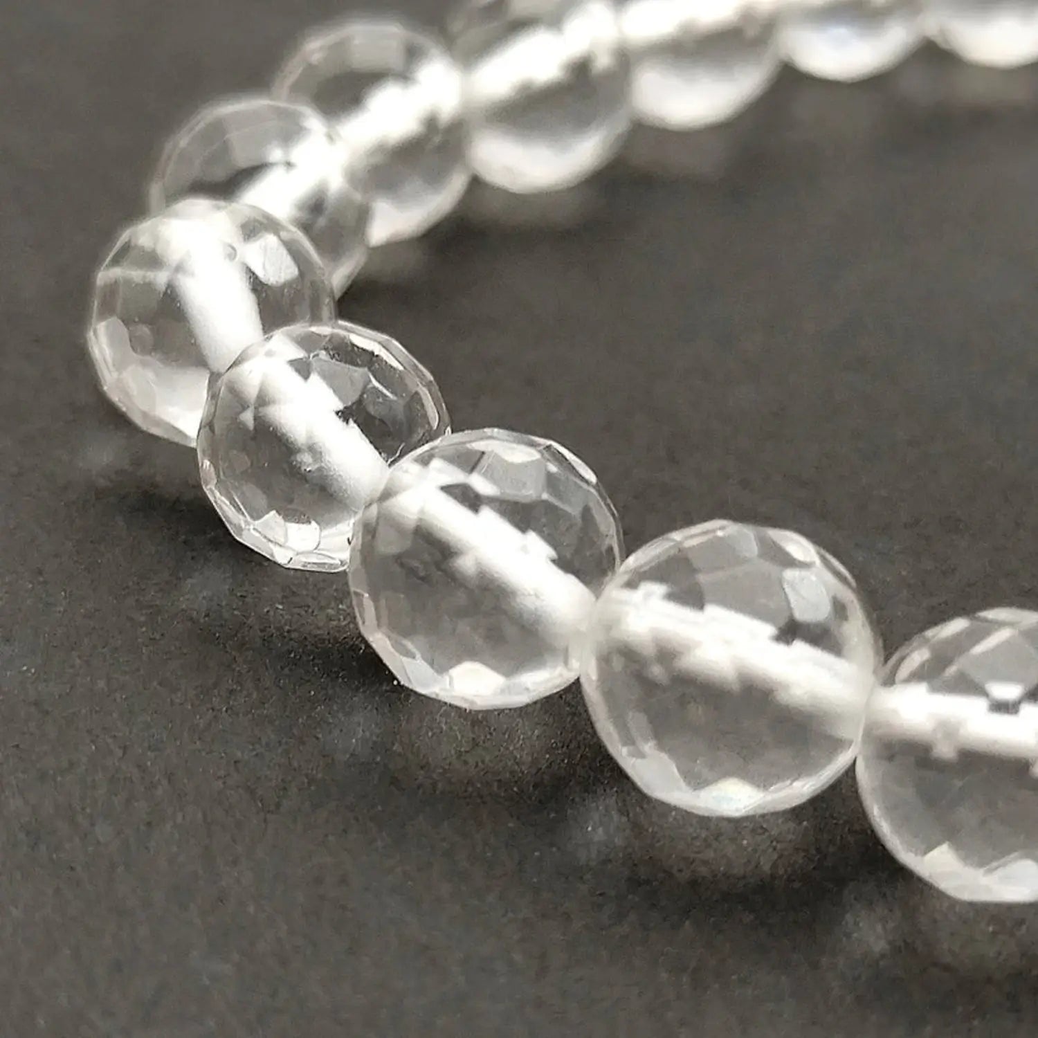 Crystal Sphatik Diamond Cut Bracelet