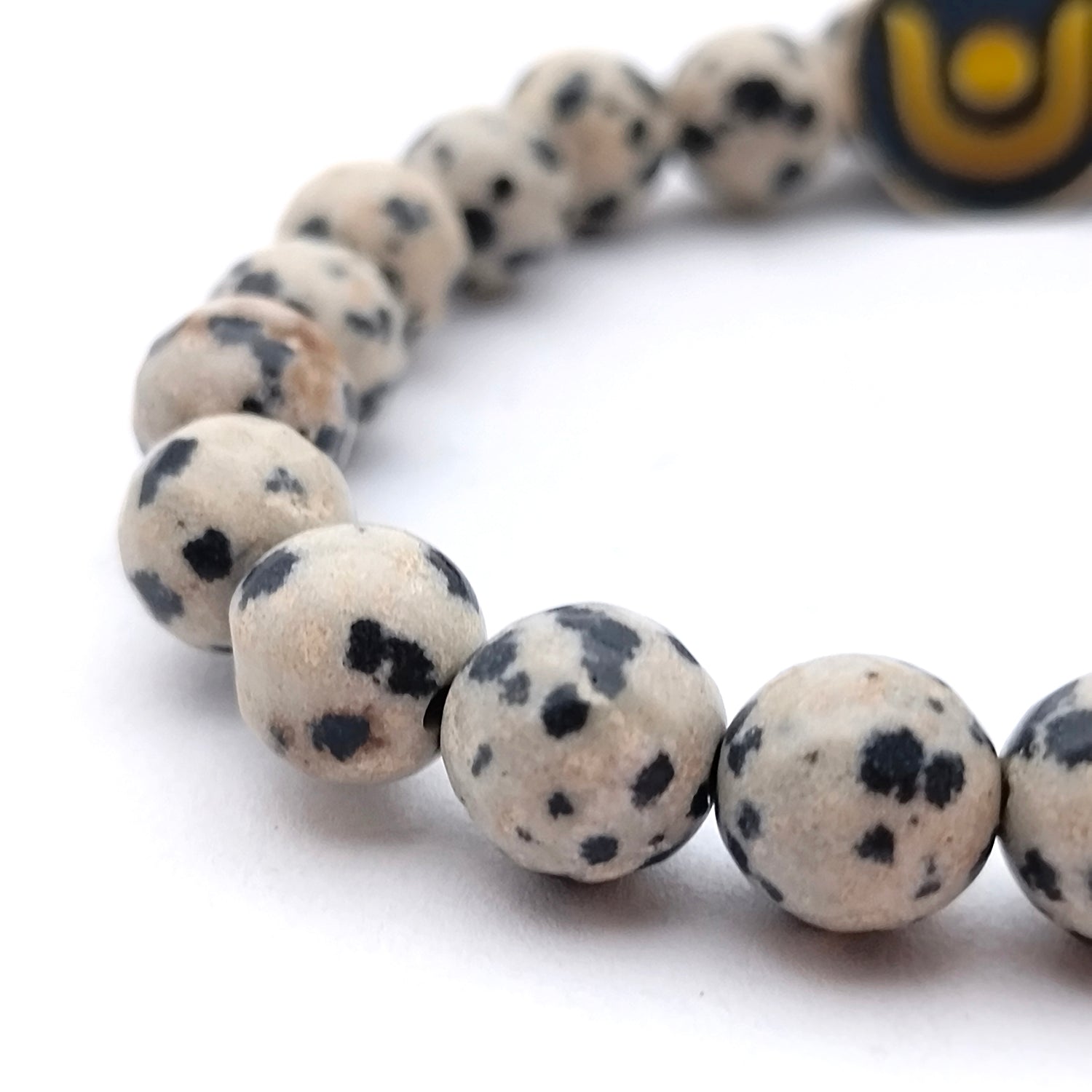 Dalmatian Jasper Diamond Cut Bracelet - Main Image