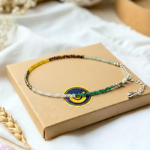 Dhan Yog Anklet — main anklet view showing stones and chain
