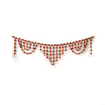 Five Mukhi Rudraksh Toran with White Kaudi — main product view