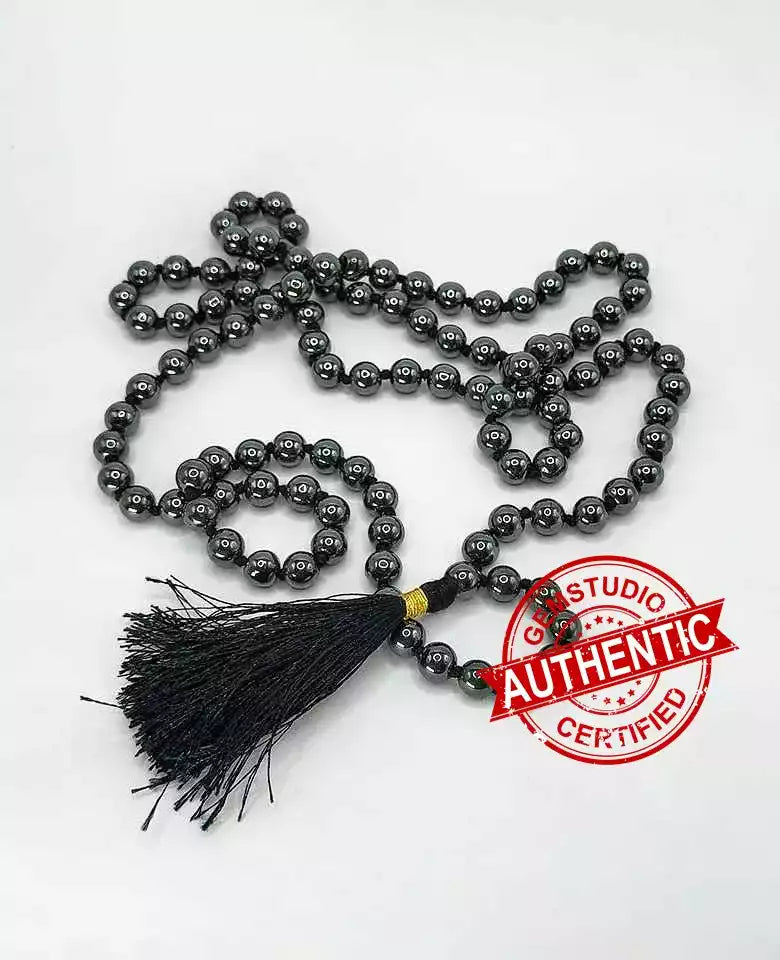 Hematite Mala