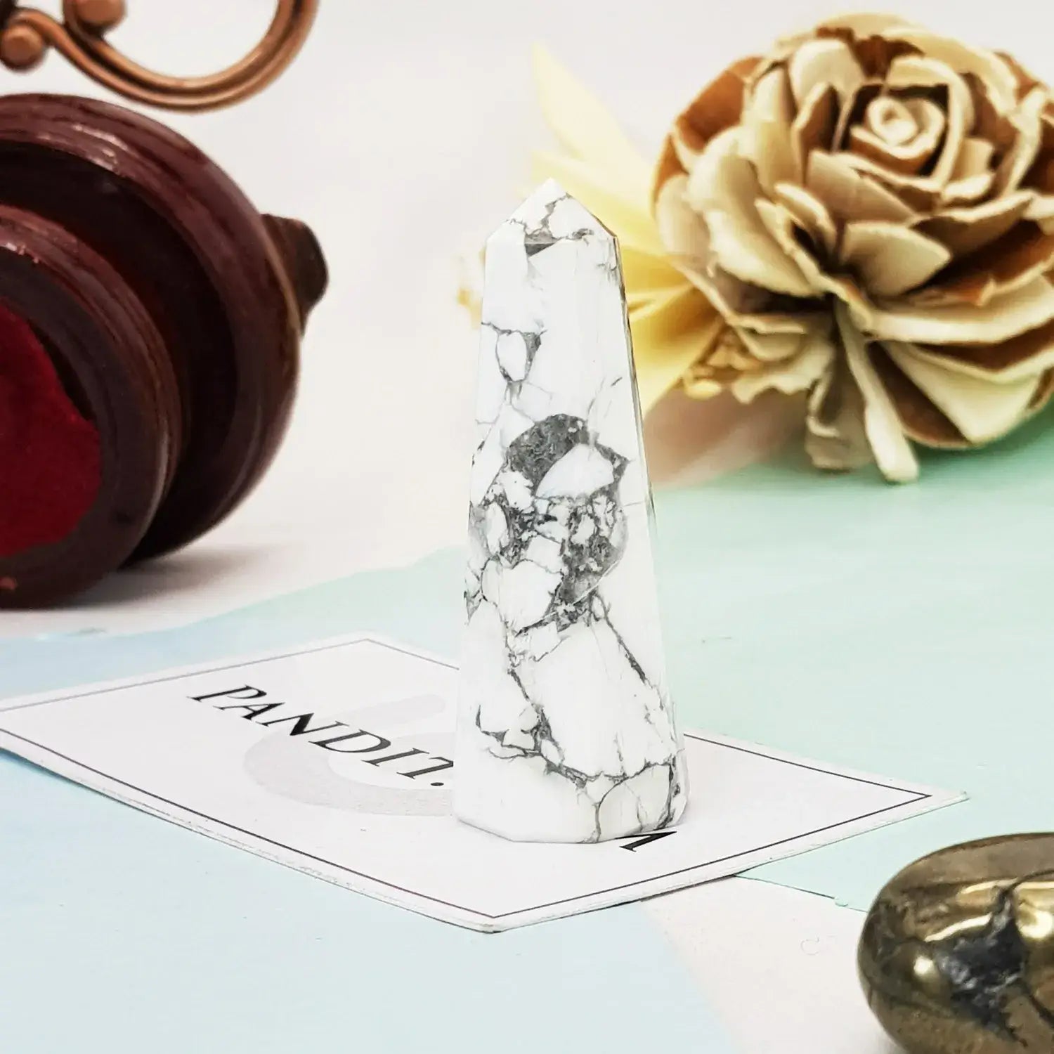 Howlite Pencil Tower Point