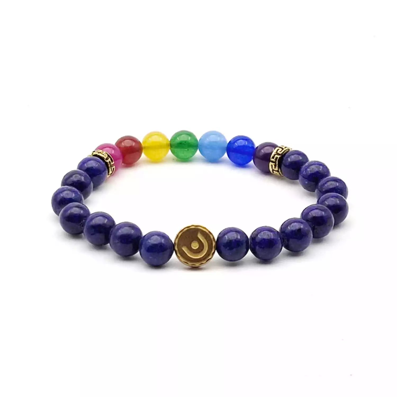 Lapis 7 Chakra Bracelet