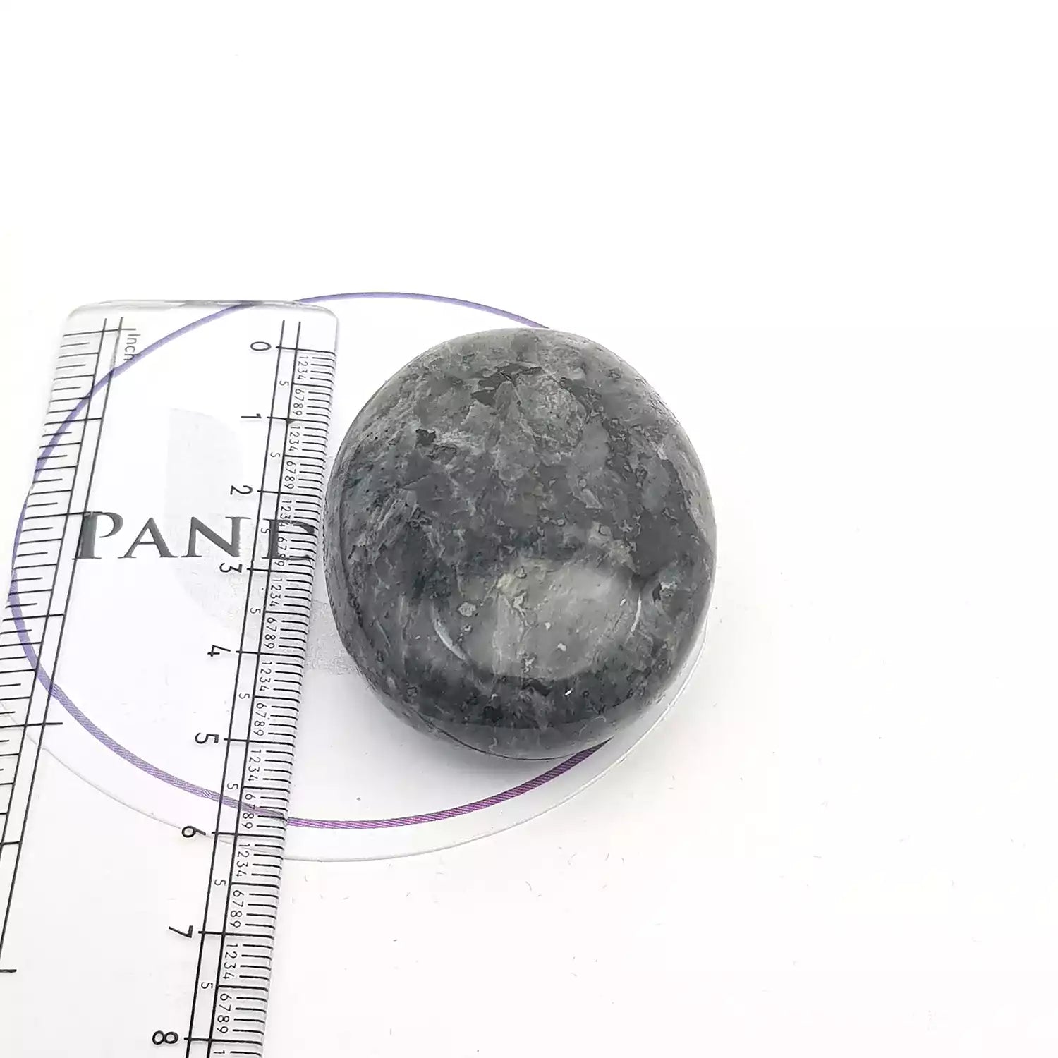 Larvikite Healing Crystal Palm Stone