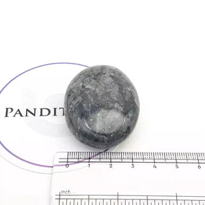 Larvikite Healing Crystal Palm Stone