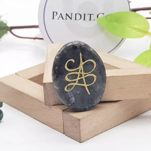 Larvikite Zibu Symbol Coin