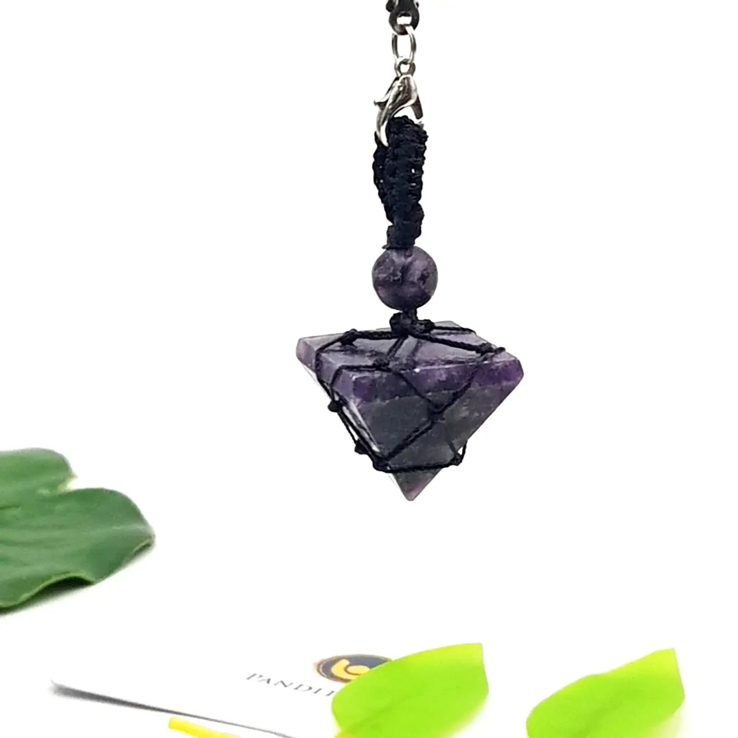 Lepidolite Pyramid Pendant
