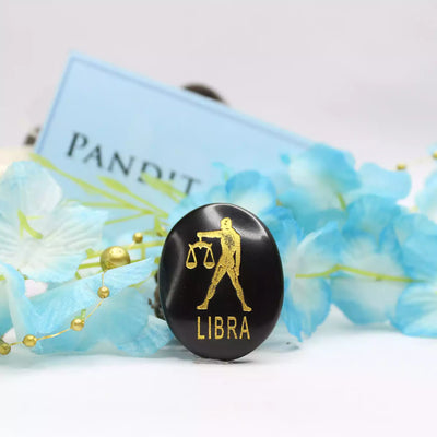 Libra Zodiac Sign Coin — front face of coin