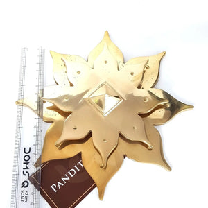 Lotus Flower Plate with Pyramid