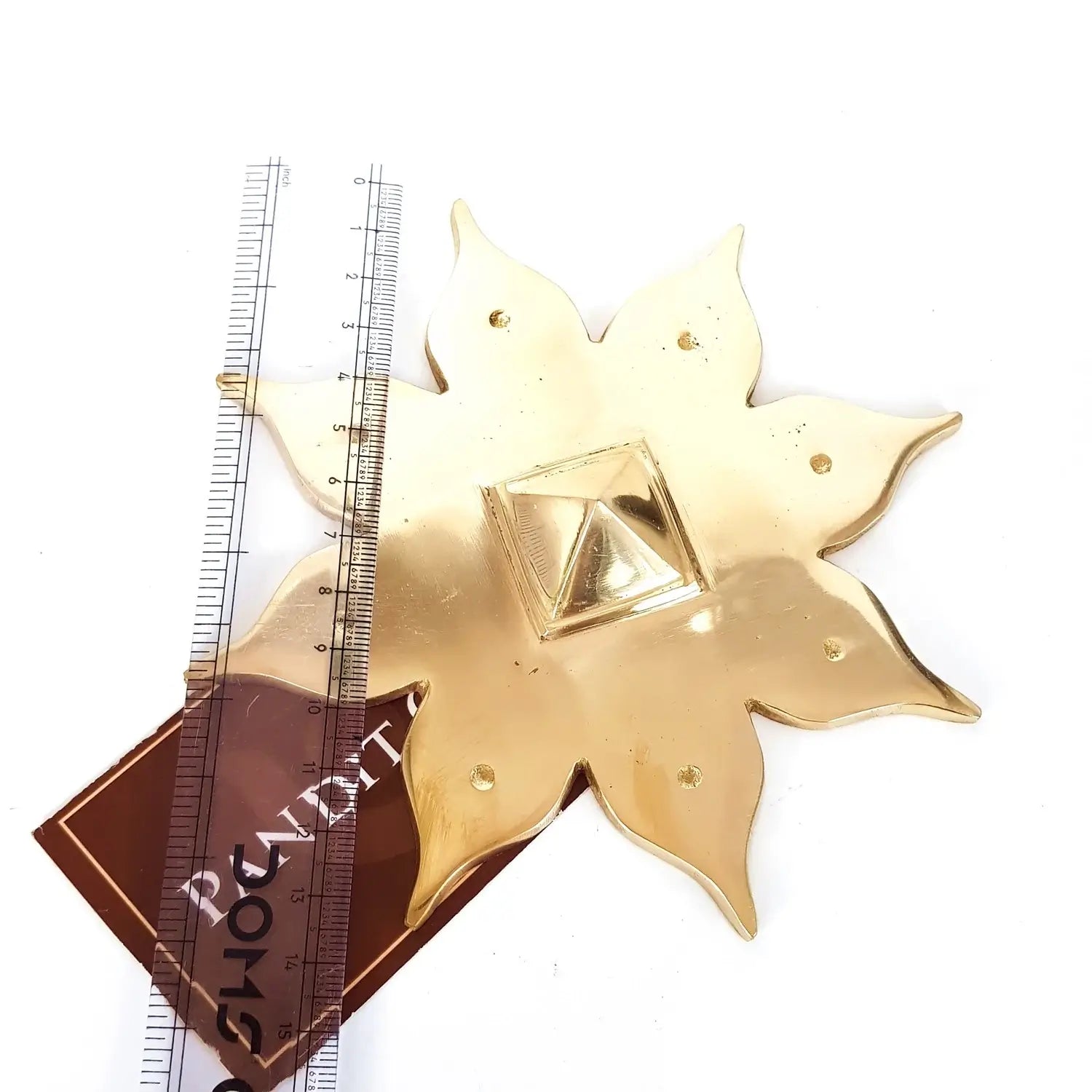 Lotus Flower Plate with Pyramid