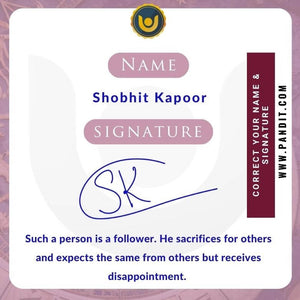 Lucky Name with Lucky Signature Report