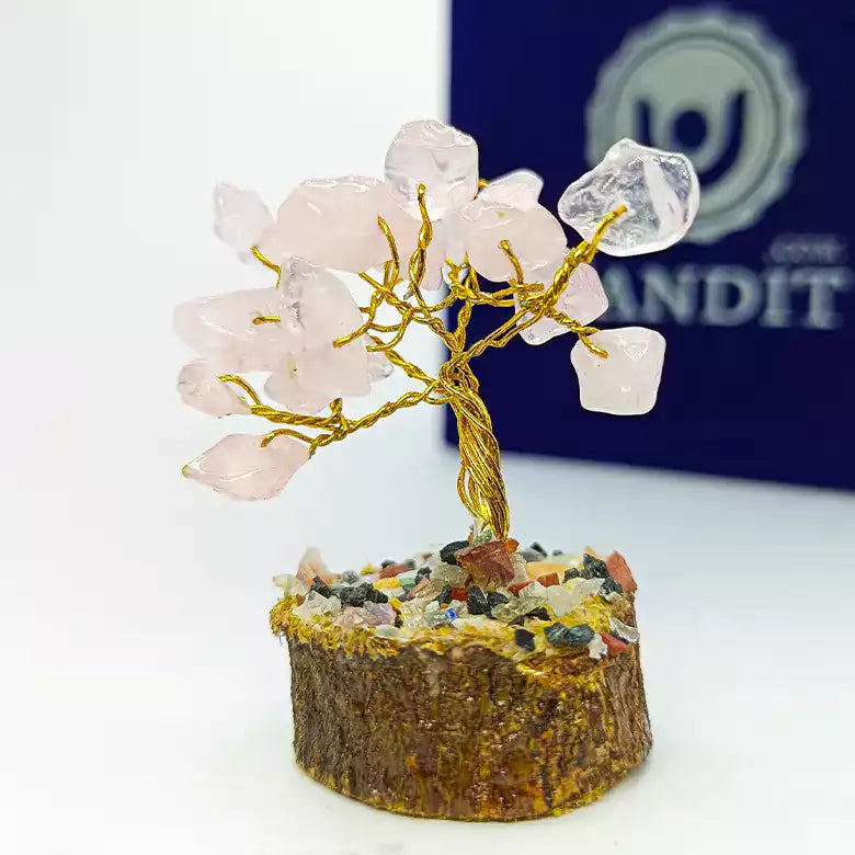 Mini Gemstone Trees Set