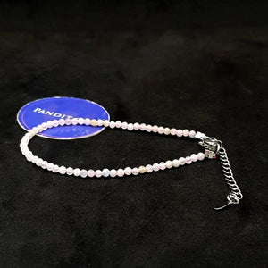 Morganite Adjustable Diamond Cut Bracelet — close-up of Morganite Adjustable Diamond Cut stones revealing natural patterns