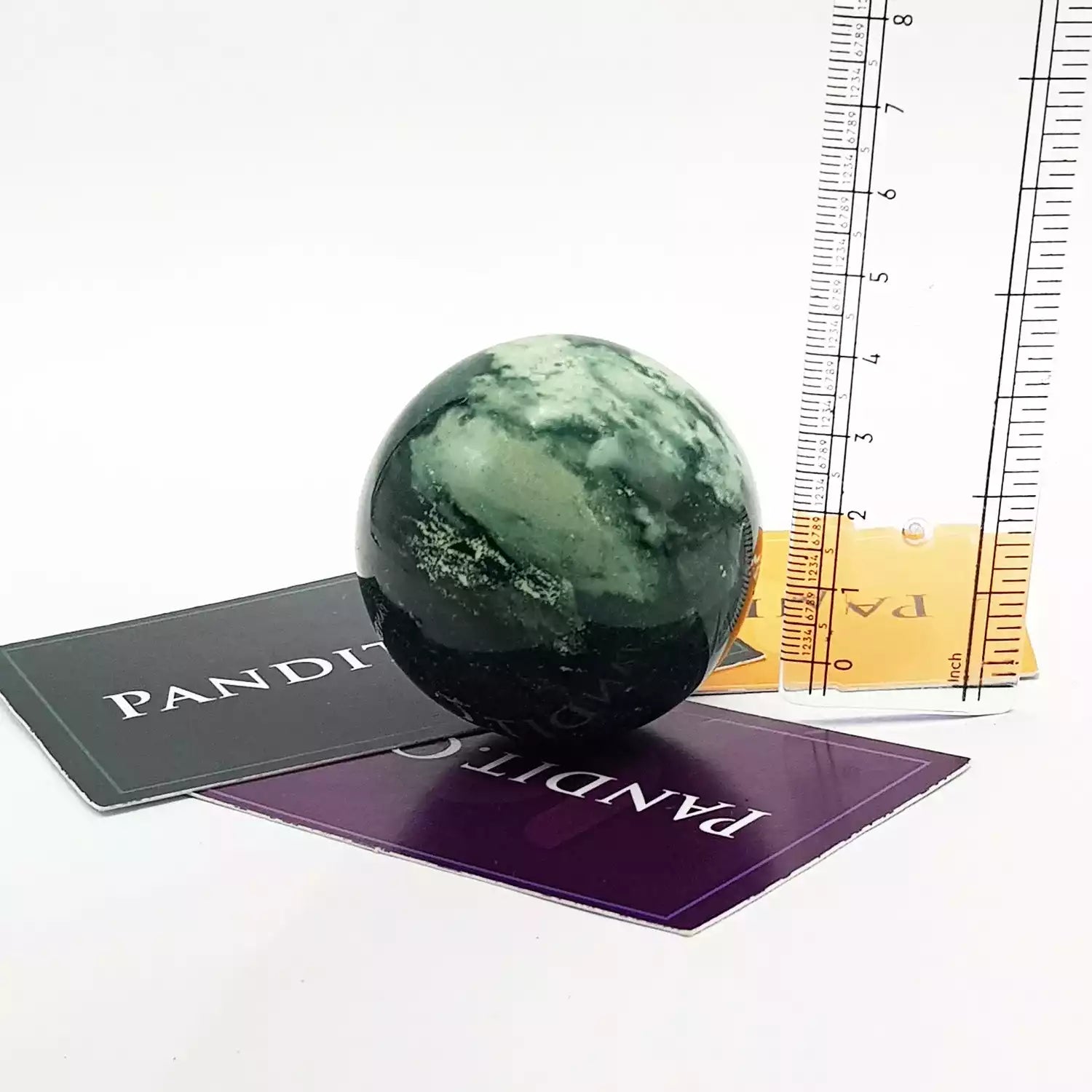 Moss Agate Crystal Ball