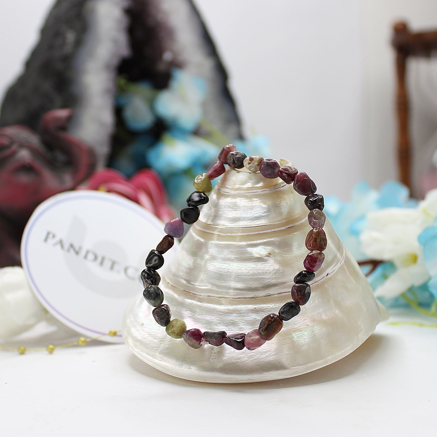 Multi Tourmaline Tumble Bracelet 