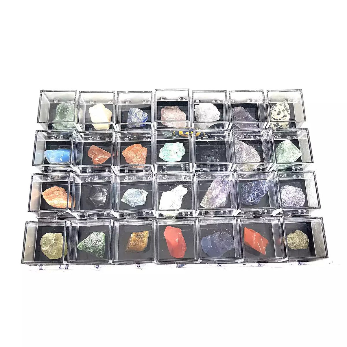 Mini Stones Natural Mini Raw Stones Set - Pocket Crystals - Pandit.com