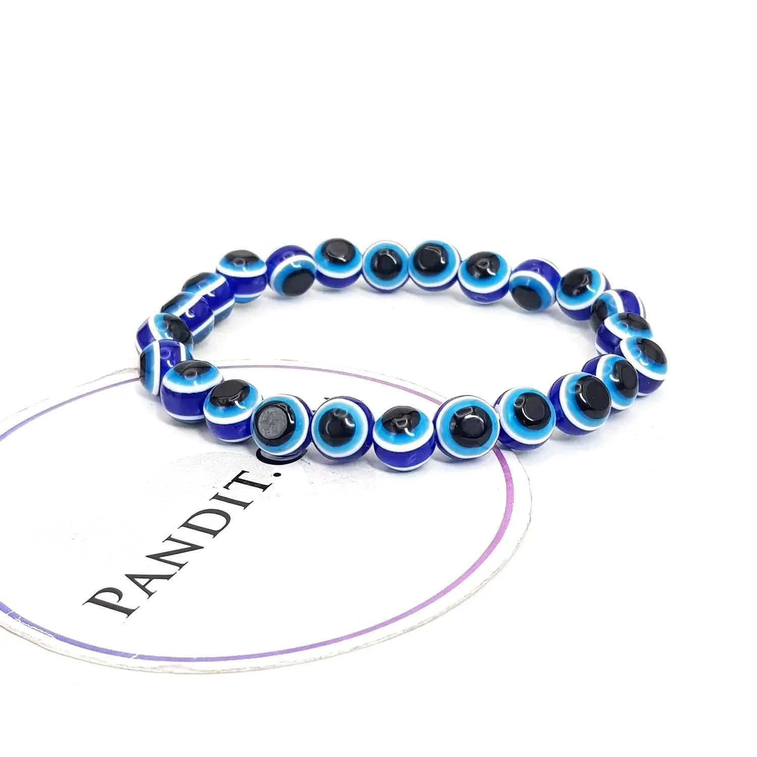 Negative Energy Protection Bracelet — bracelet worn on wrist demonstration