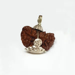 1 Faced Rudraksha — close-up macro showing surface texture and natural lines