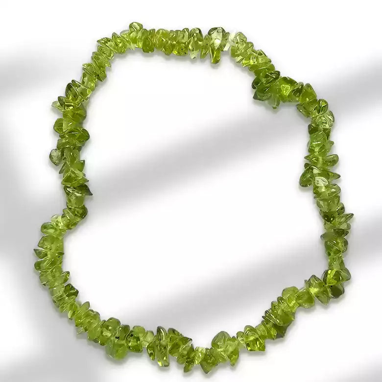 Peridot Chip Bracelet