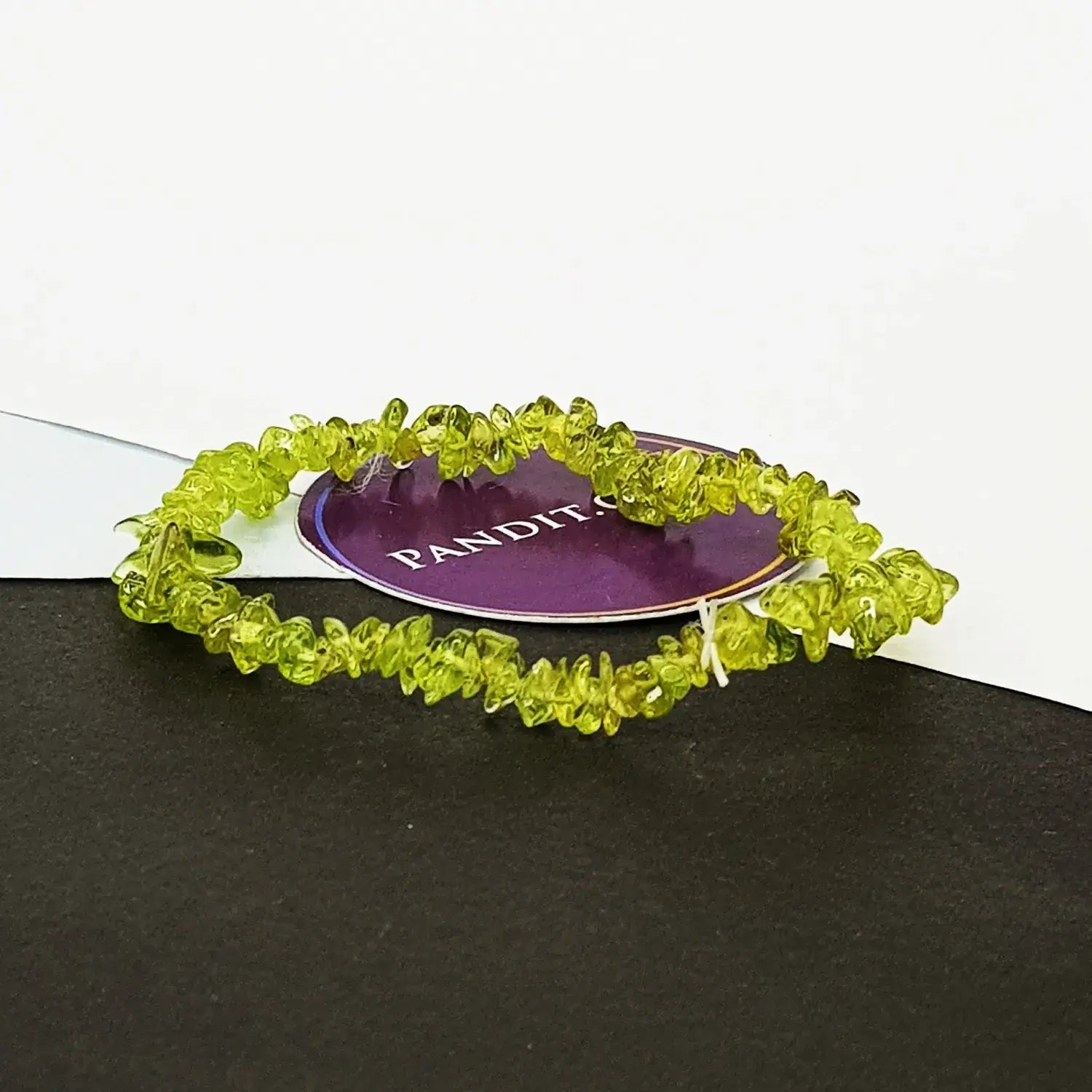 Peridot Chip Bracelet