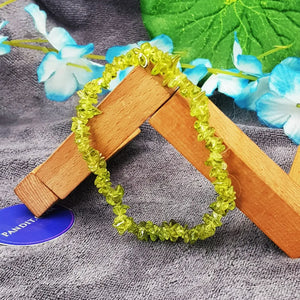 Peridot Chip Bracelet