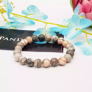 Pink Zebra Jasper Bracelet 