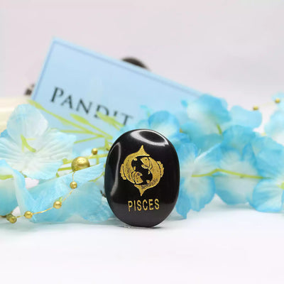 Pisces Zodiac Sign Coin — front face of coin