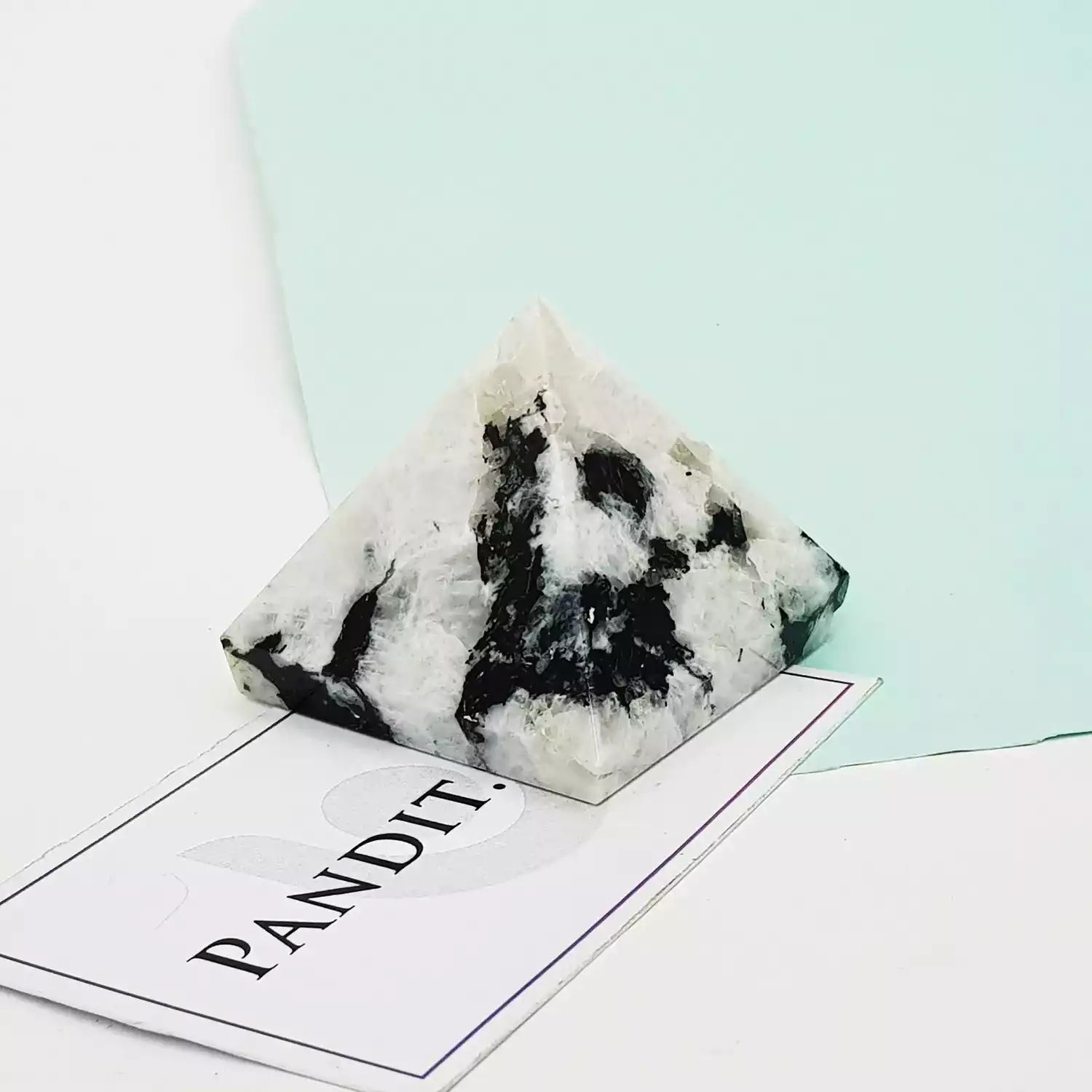 Rainbow Moonstone Crystal Pyramid