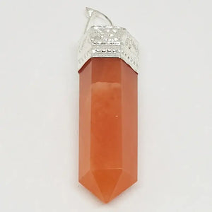 Red Aventurine Cap Pencil Pendant
