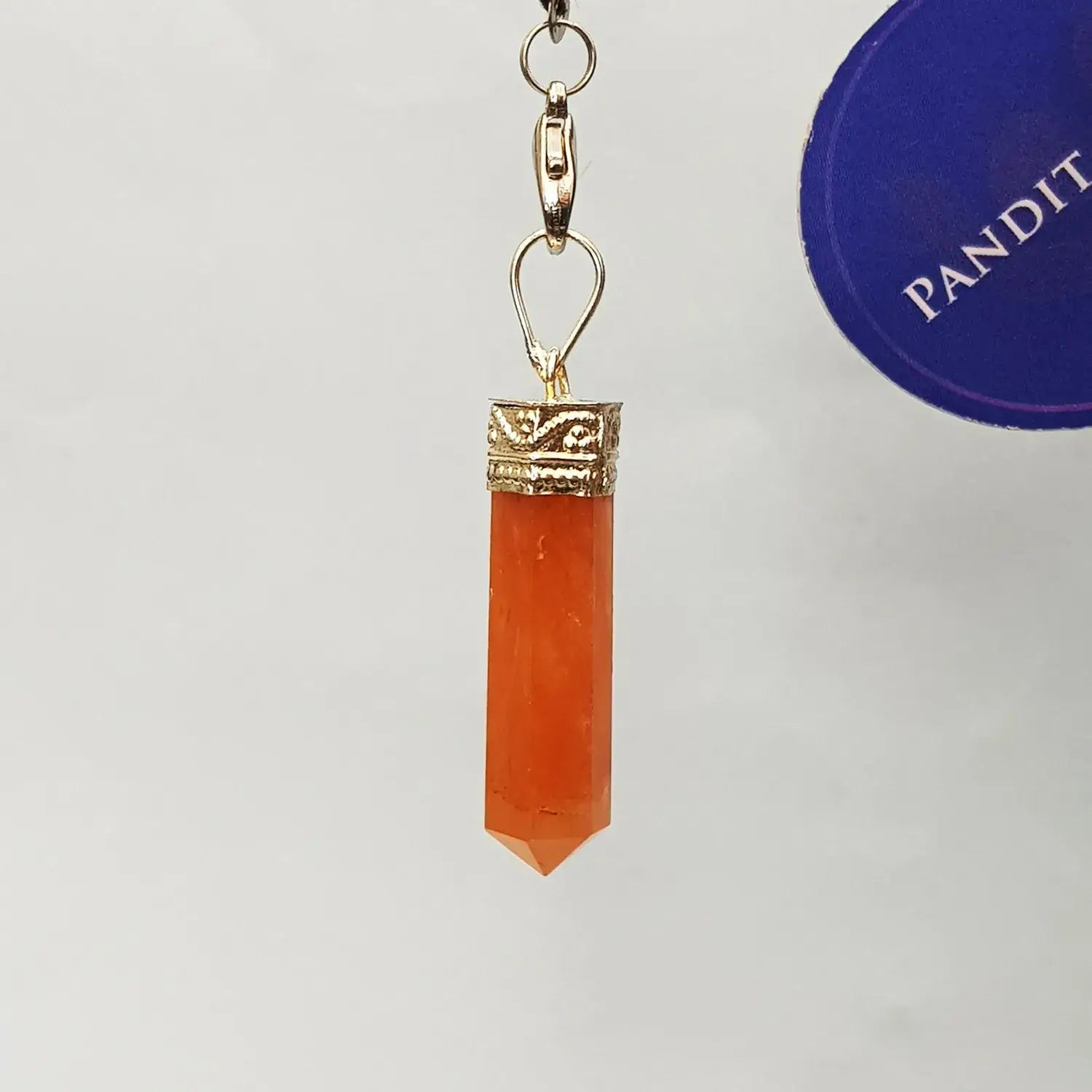 Red Aventurine Cap Pencil Pendant
