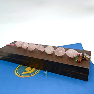 Rose Quartz Car Hanging Tumble Stones