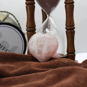 Rose Quartz Healing Crystal Heart Stone