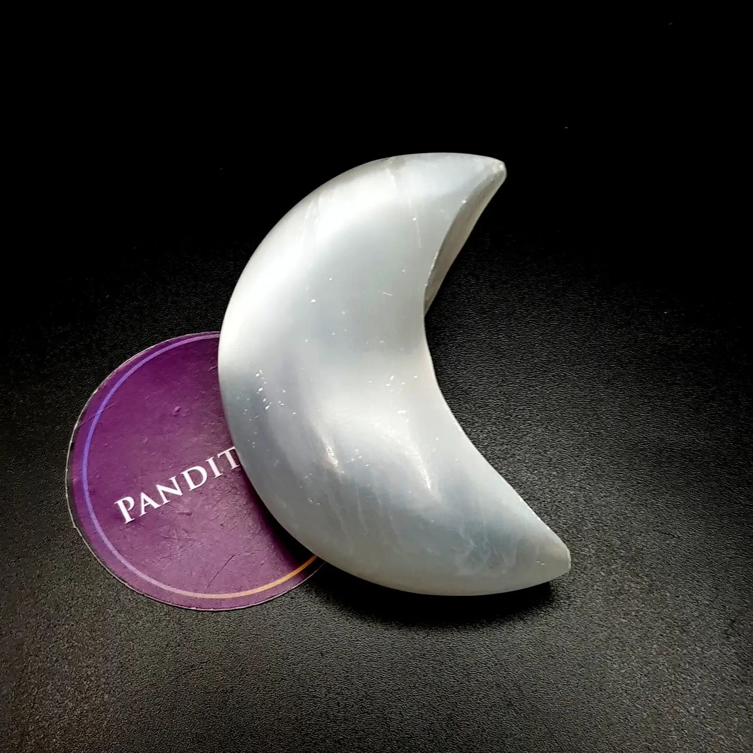 Selenite Crescent Moon