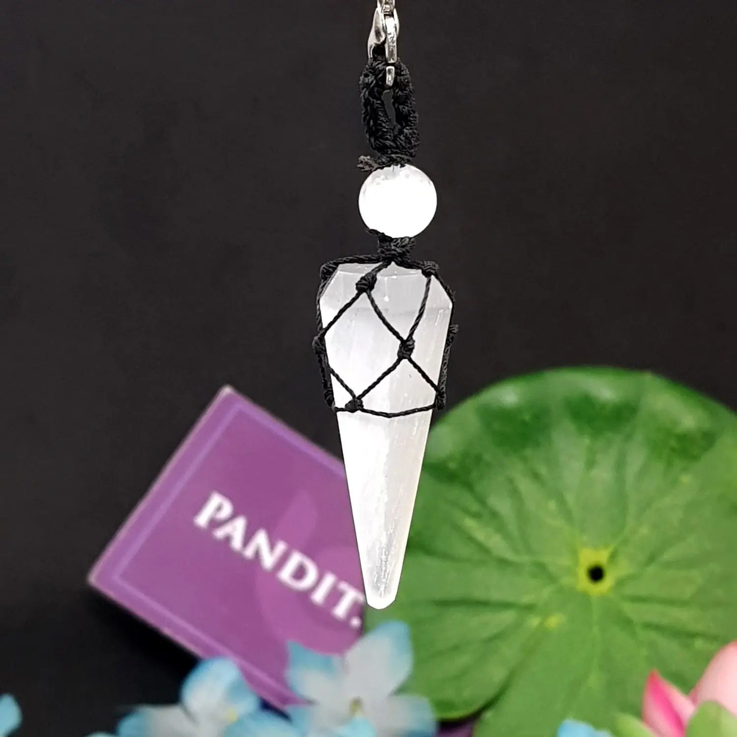 Selenite Dowsing Pendulum