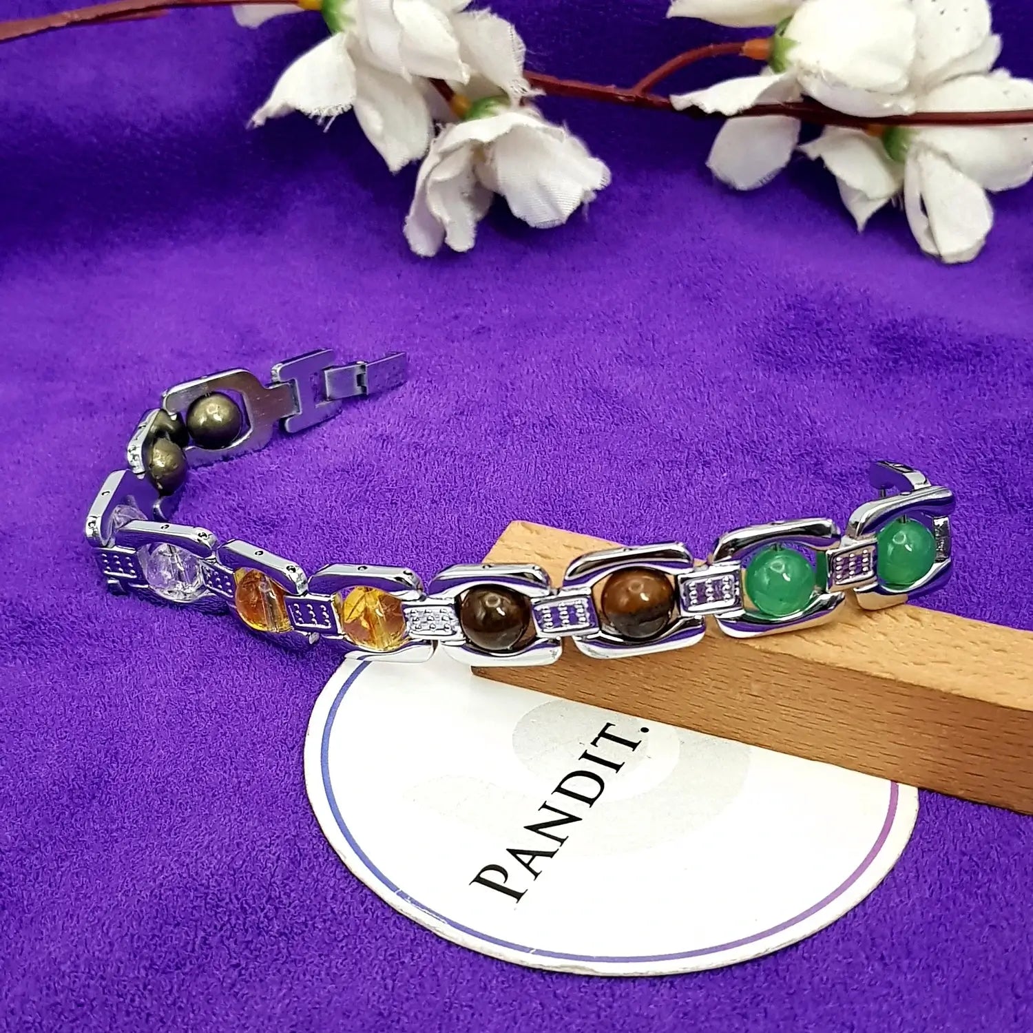 Silver Plated Dhan Yog Bracelet