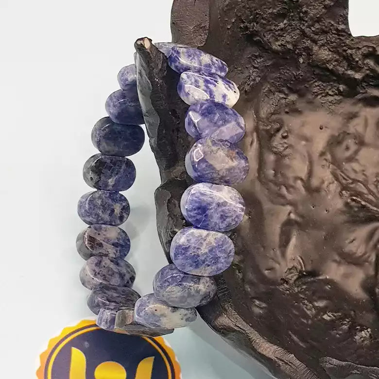 Sodalite Oval Faceted Bracelet