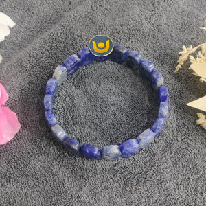 Sodalite Oval Faceted Bracelet