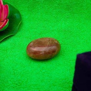 Strawberry Quartz Healing Crystal Palm Stone