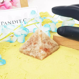 Sunstone Crystal Pyramid