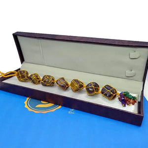 Tiger Eye Car Hanging Tumble Stones