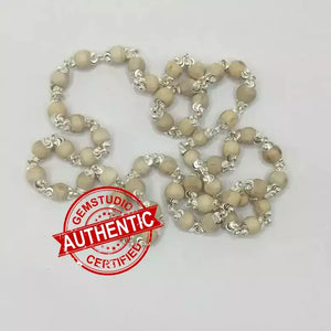 Tulsi Mala with Silver Capping