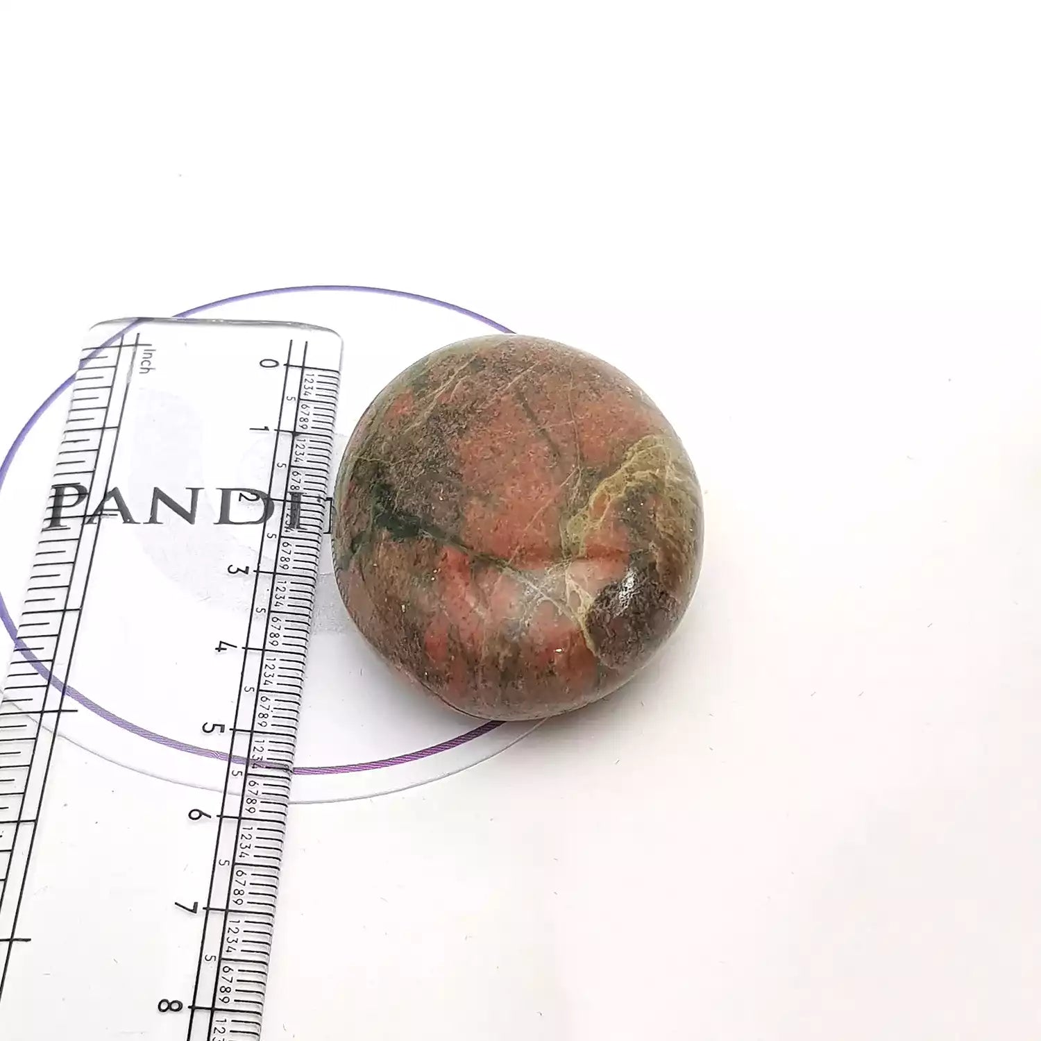 Unakite Healing Crystal Palm Stone