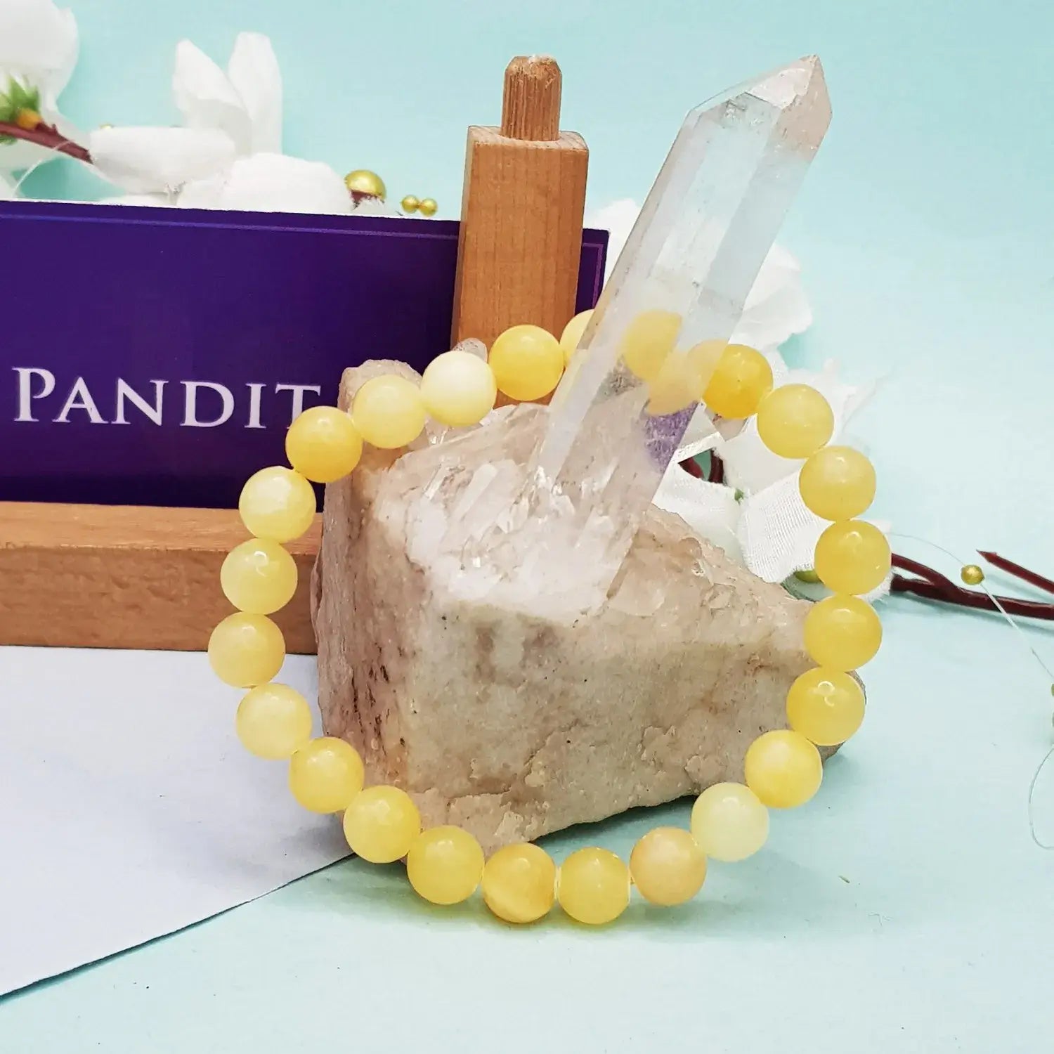 Yellow Calcite Bracelet - Boosts Energy & Good Actions