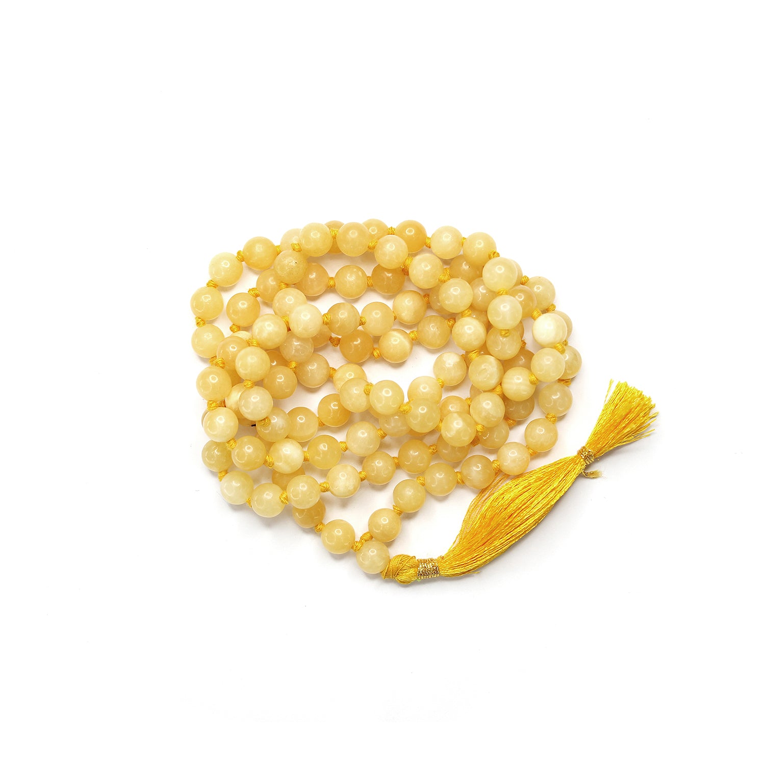 Yellow Calcite Mala