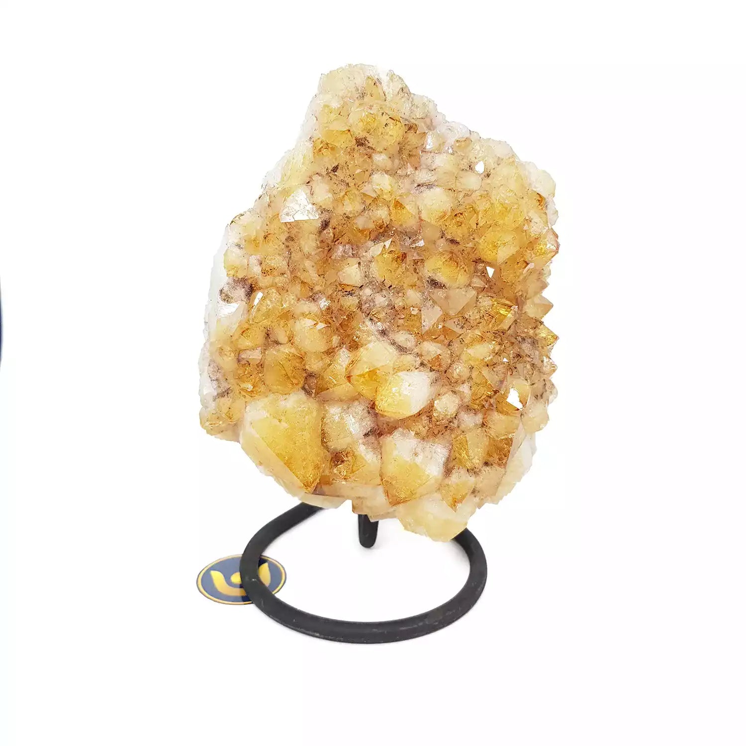 Yellow Citrine Cluster Geode For Confidence