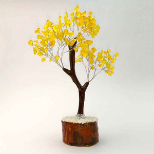 Yellow Citrine Gemstone Tree